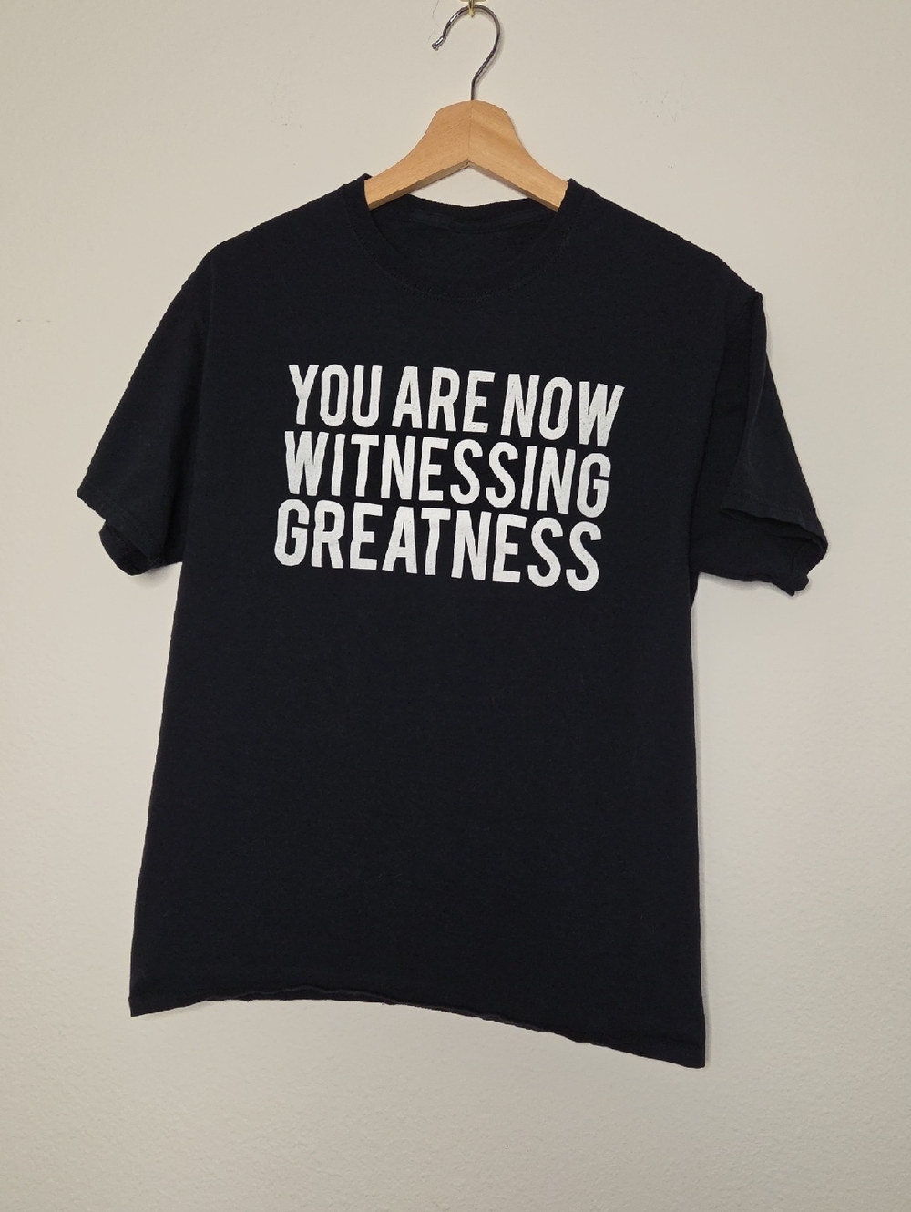 Black Graphic Short-Sleeve Tee - Medium
